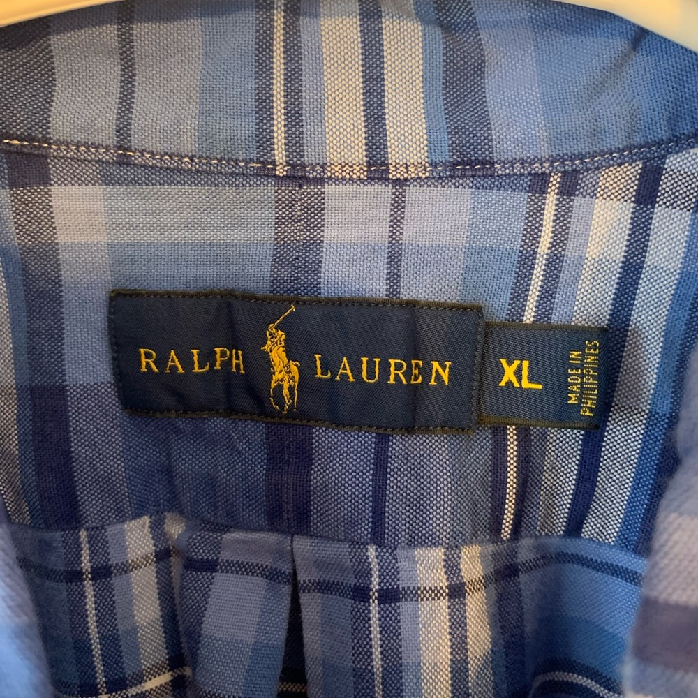 Ralph Lauren XL Button Front Long Sleeve Shirt